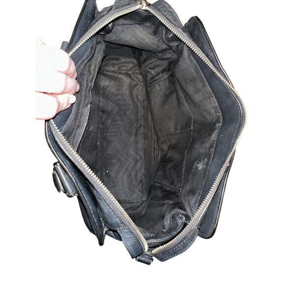 Rebecca Minkoff Black Grommet Studded‎ Satchel Handbag for Women - Picture 4 of 9